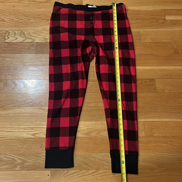 Old navy women’s thermal 2 piece red buffalo print sleep set size XXL. - Picture 9 of 11